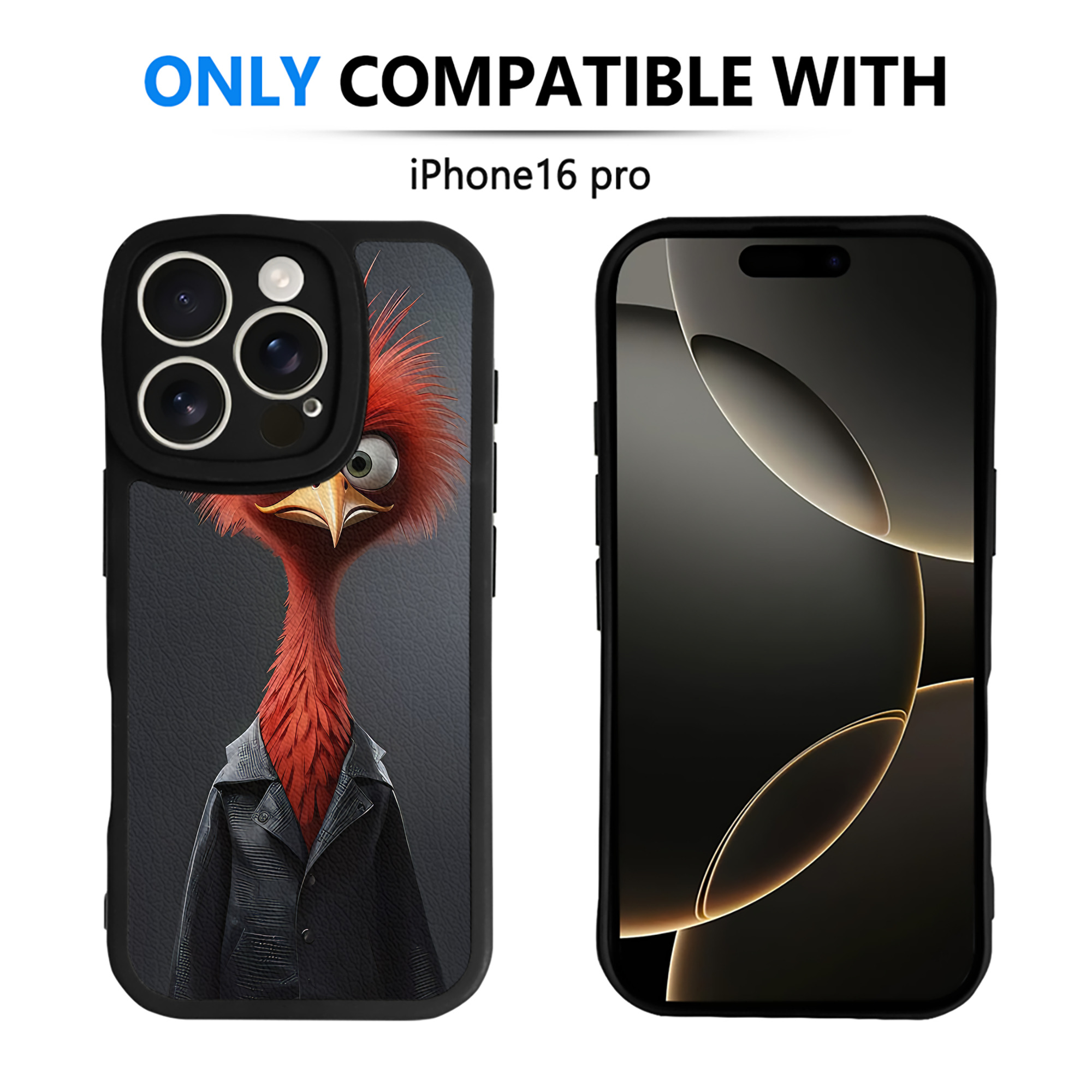 （画像用） Angry Birds アングリーバード 【iPhone 16シリーズ対応】シリコンスマホケース（レザー調） 材質：シリコン